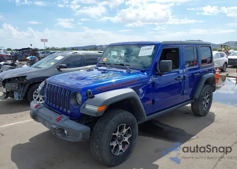 2018 Jeep Wrangler Unlimited Rubicon 4X4 из США, поврежденный, VIN 1C4HJXFNXJW198936